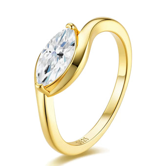 Daphne 1ct Marquise Moissanite Ring