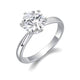 Theia Moissanitring 1ct Rund Slibning